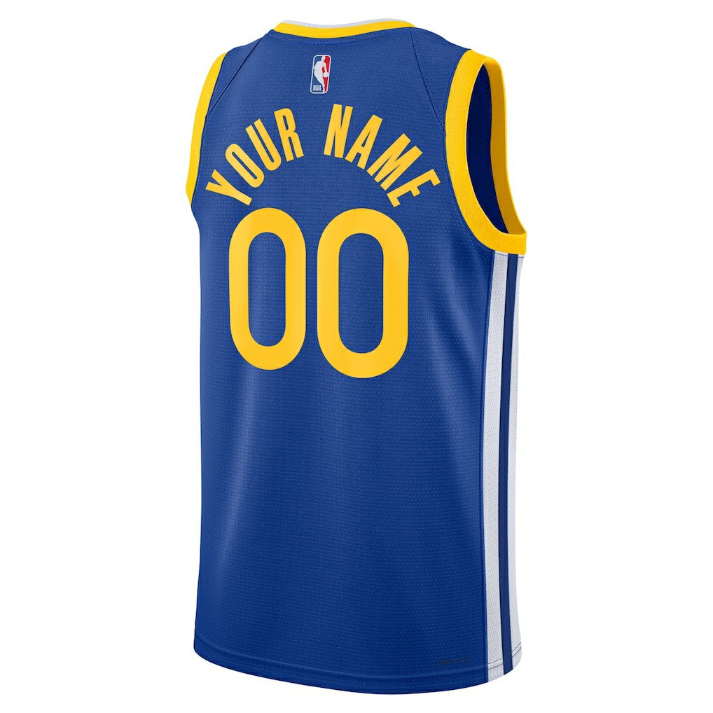 Icon Edition Golden State Warriors Unisex Swingman Custom Jersey Royal sale | NBA