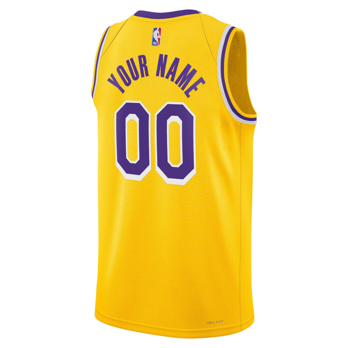 Icon Edition Los Angeles Lakers Unisex Swingman Custom Jersey Gold | NBA