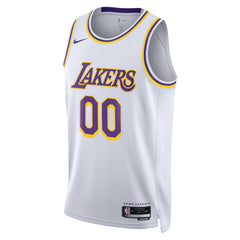 Association Edition Los Angeles Lakers Unisex Swingman Custom Jersey White | NBA