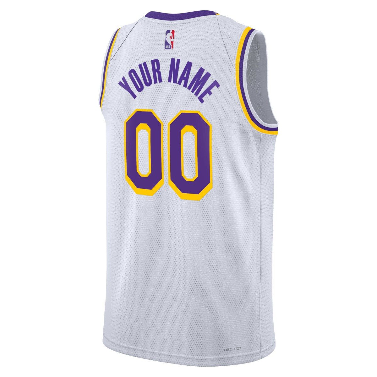 Association Edition Los Angeles Lakers Unisex Swingman Custom Jersey White | NBA
