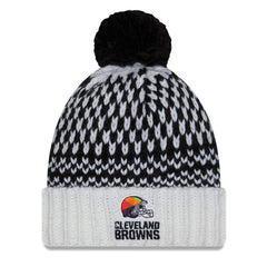 Cleveland Browns Women's 2023 NFL Crucial Catch Cuffed Pom Knit Hat | NFL Near me