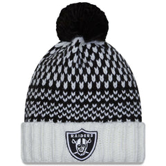 Las Vegas Raiders Women's 2023 NFL Crucial Catch Cuffed Pom Knit Hat | NFL US