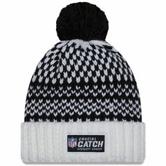 Las Vegas Raiders Women's 2023 NFL Crucial Catch Cuffed Pom Knit Hat | NFL US