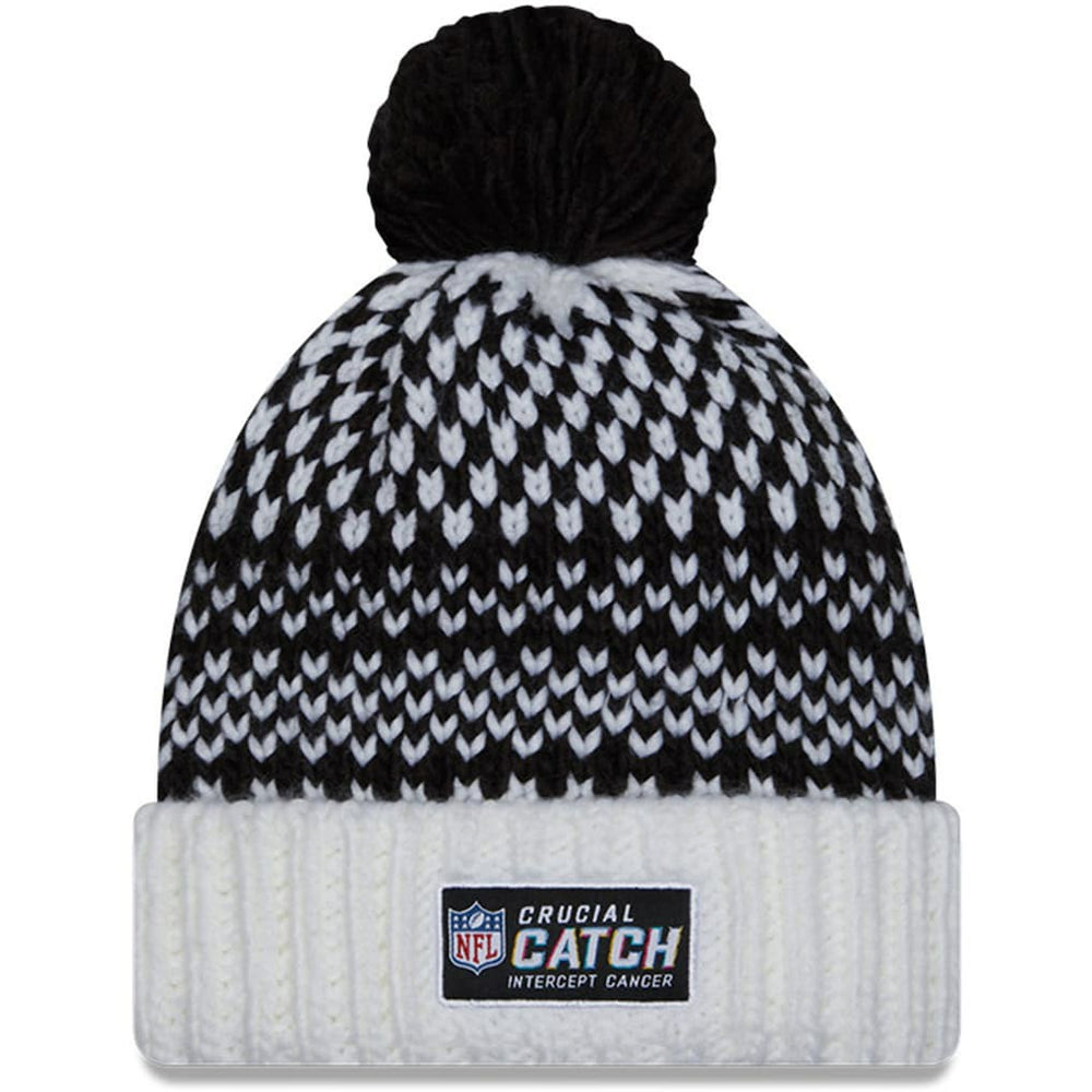 New Orleans Saints Women's 2023 NFL Crucial Catch Cuffed Pom Knit Hat | NFL Discount