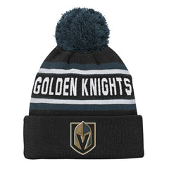 Vegas Golden Knights Youth Jacquard Cuffed Knit Hat with Pom -  NHL Hats