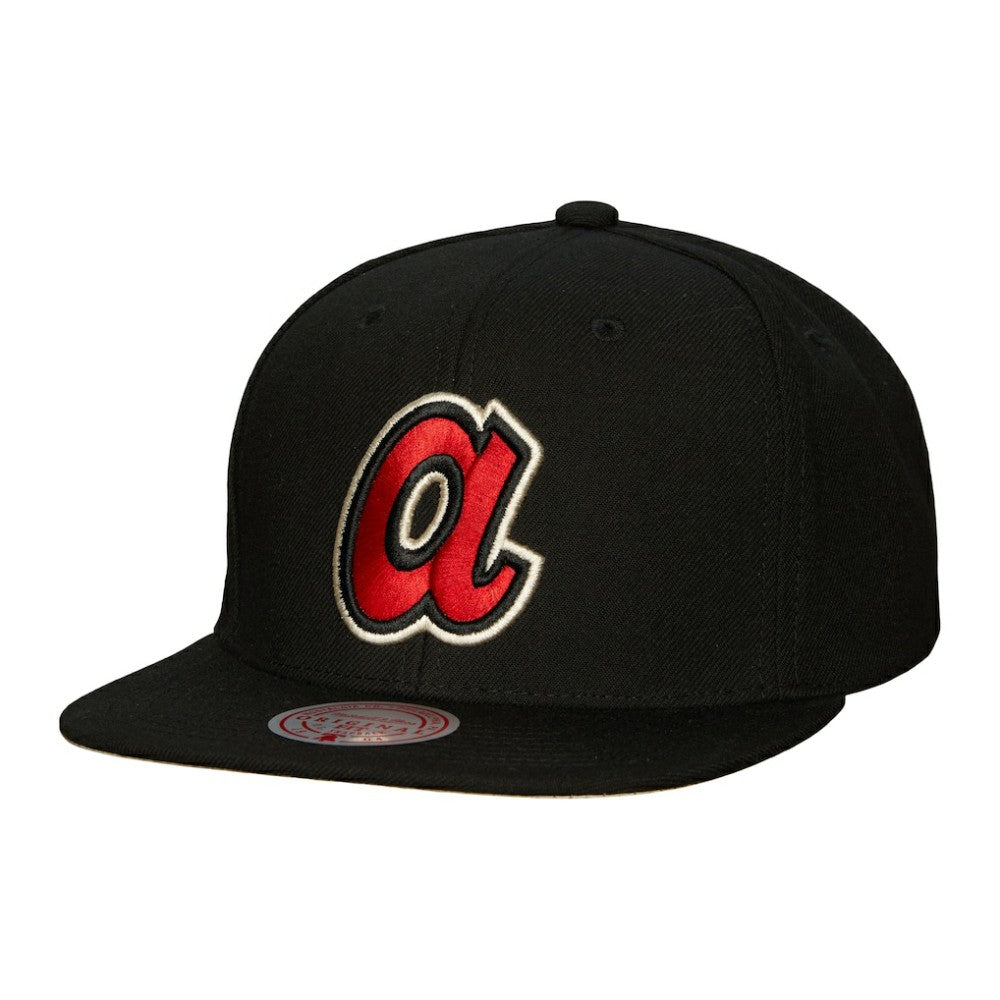 Atlanta Braves Mitchell & Ness Cooperstown Collection True Classics Snapback Hat - MLB Hats