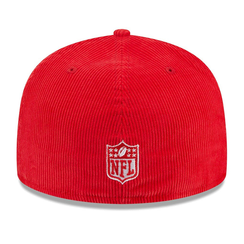 Kansas City Chiefs Throwback Cord 59FIFTY Fitted Hat | NFL Outlet