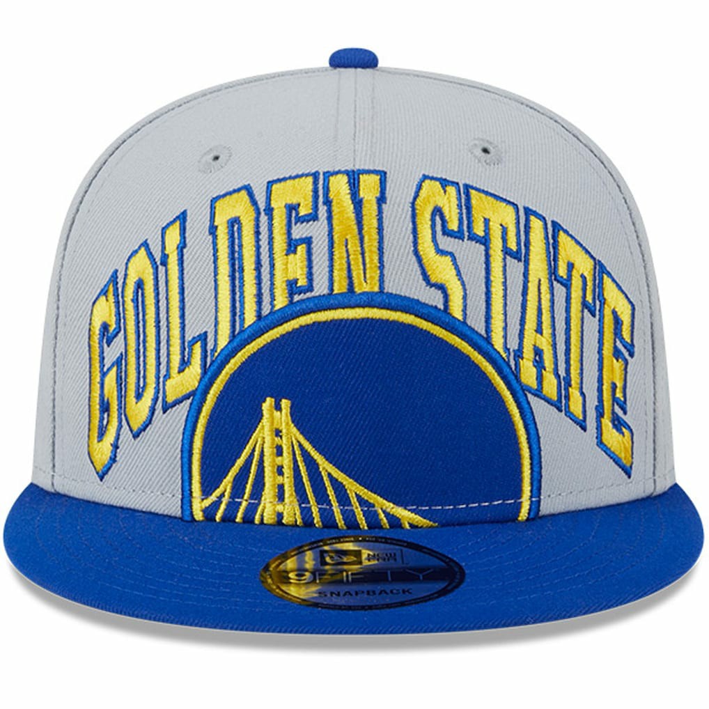 Gray/Royal Golden State Warriors Tip-Off Two-Tone 9FIFTY Snapback Hat sale | NBA