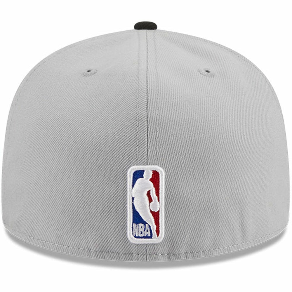 Gray/Black Brooklyn Nets Tip-Off Two-Tone 59FIFTY Fitted Hat | NBA