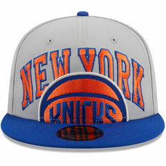 Gray/Blue New York Knicks Tip-Off Two-Tone 59FIFTY Fitted Hat | NBA