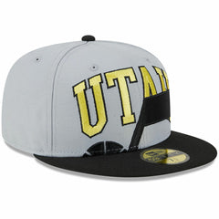Gray/Black Utah Jazz Tip-Off Two-Tone 59FIFTY Fitted Hat | NBA
