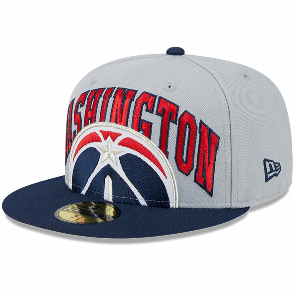 Gray/Navy Washington Wizards Tip-Off Two-Tone 59FIFTY Fitted Hat | NBA