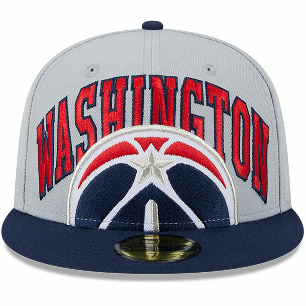 Gray/Navy Washington Wizards Tip-Off Two-Tone 59FIFTY Fitted Hat | NBA
