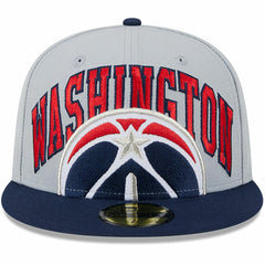 Gray/Navy Washington Wizards Tip-Off Two-Tone 59FIFTY Fitted Hat | NBA