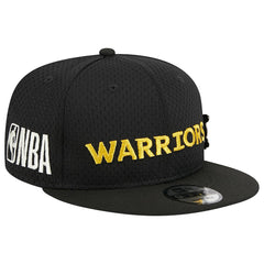 Black Golden State Warriors Post-Up Pin Mesh 9FIFTY Snapback Hat sale | NBA