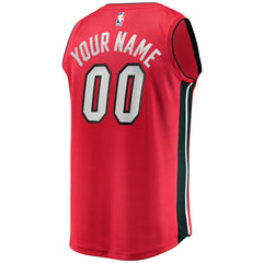 Red Miami Heat Fast Break Custom Jersey | NBA