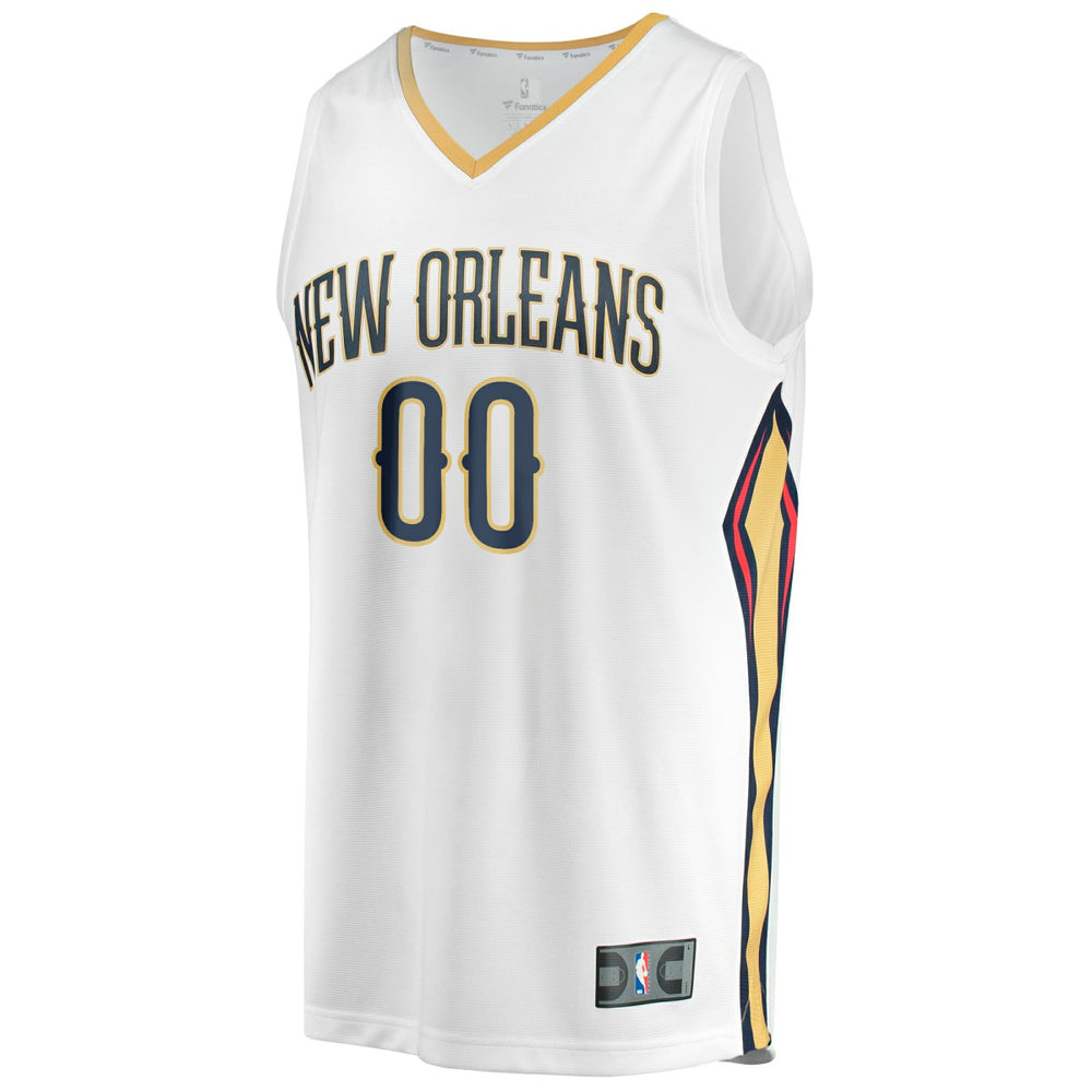 White New Orleans Pelicans Youth Fast Break Replica Custom Jersey | NBA