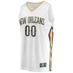 White New Orleans Pelicans Youth Fast Break Replica Custom Jersey | NBA
