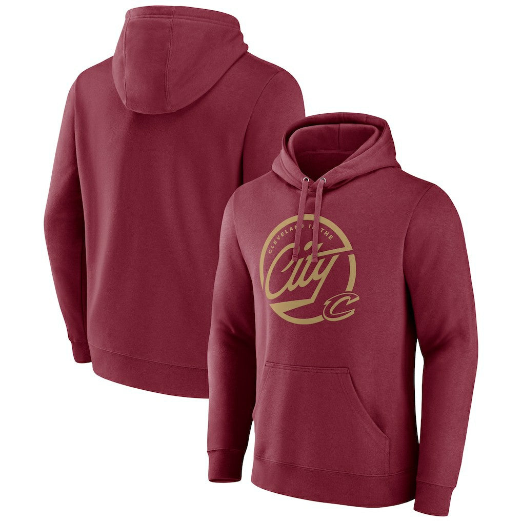 Wine Cleveland Cavaliers Team Pride Pullover Hoodie sale | NBA