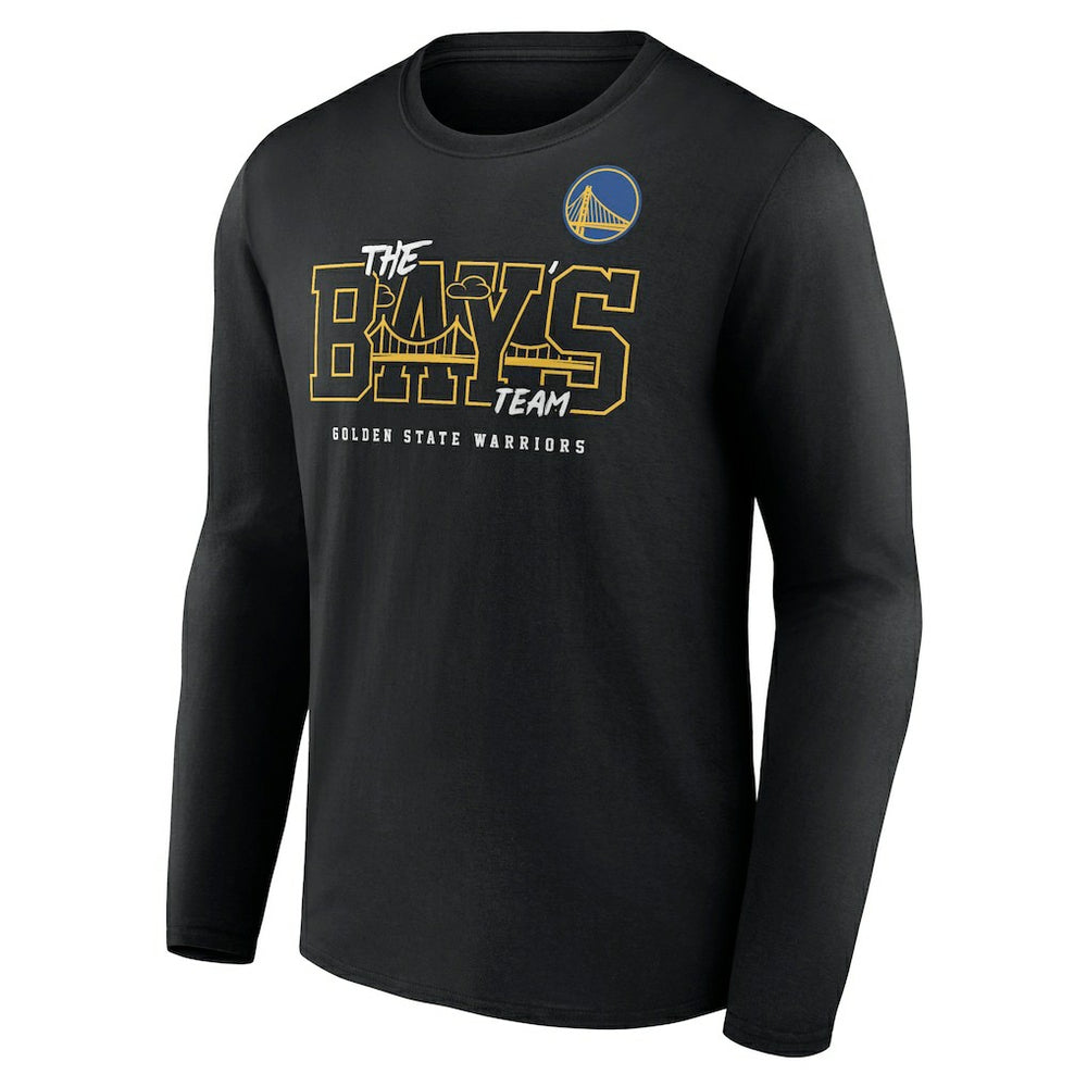 Black Golden State Warriors Team Pride Long Sleeve T-Shirt sale | NBA
