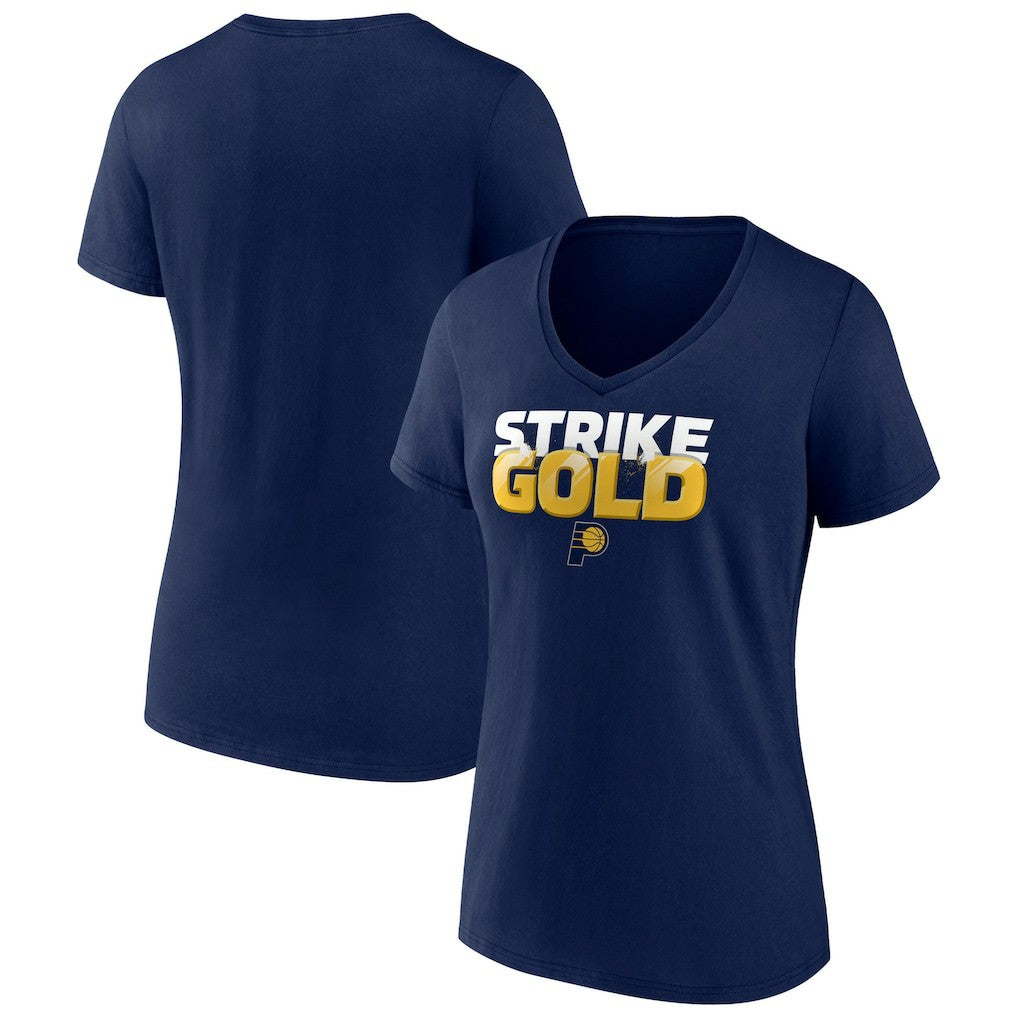 Navy Indiana Pacers Women's Team Pride V-Neck T-Shirt | NBA