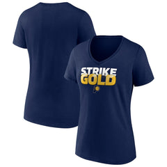 Navy Indiana Pacers Women's Team Pride V-Neck T-Shirt | NBA
