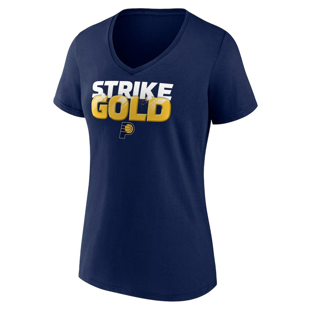 Navy Indiana Pacers Women's Team Pride V-Neck T-Shirt | NBA