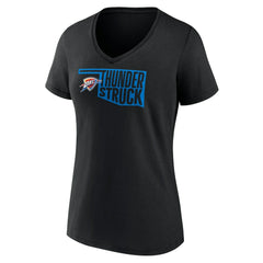 Black Oklahoma City Thunder Women's Team Pride V-Neck T-Shirt sale | NBA