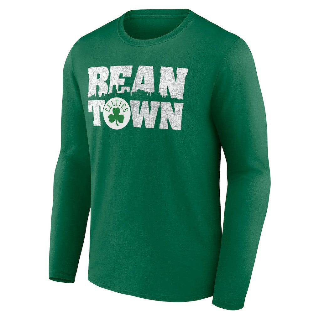 Kelly Green Boston Celtics Announcer Long Sleeve T-Shirt | NBA