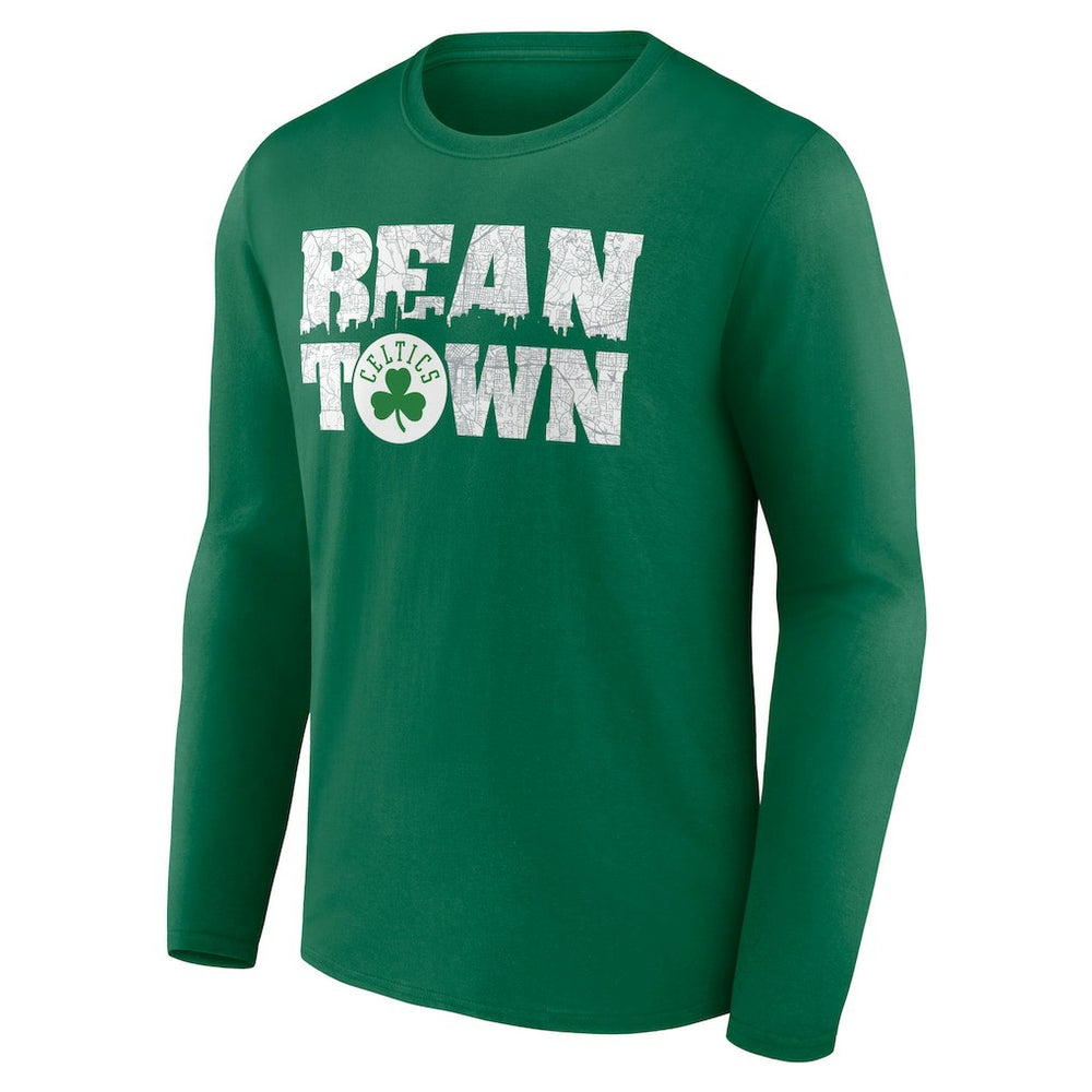 Kelly Green Boston Celtics Announcer Long Sleeve T-Shirt | NBA
