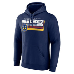 Navy Denver Nuggets Announcer Pullover Hoodie sale | NBA