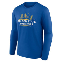 Royal Golden State Warriors Announcer Long Sleeve T-Shirt sale | NBA