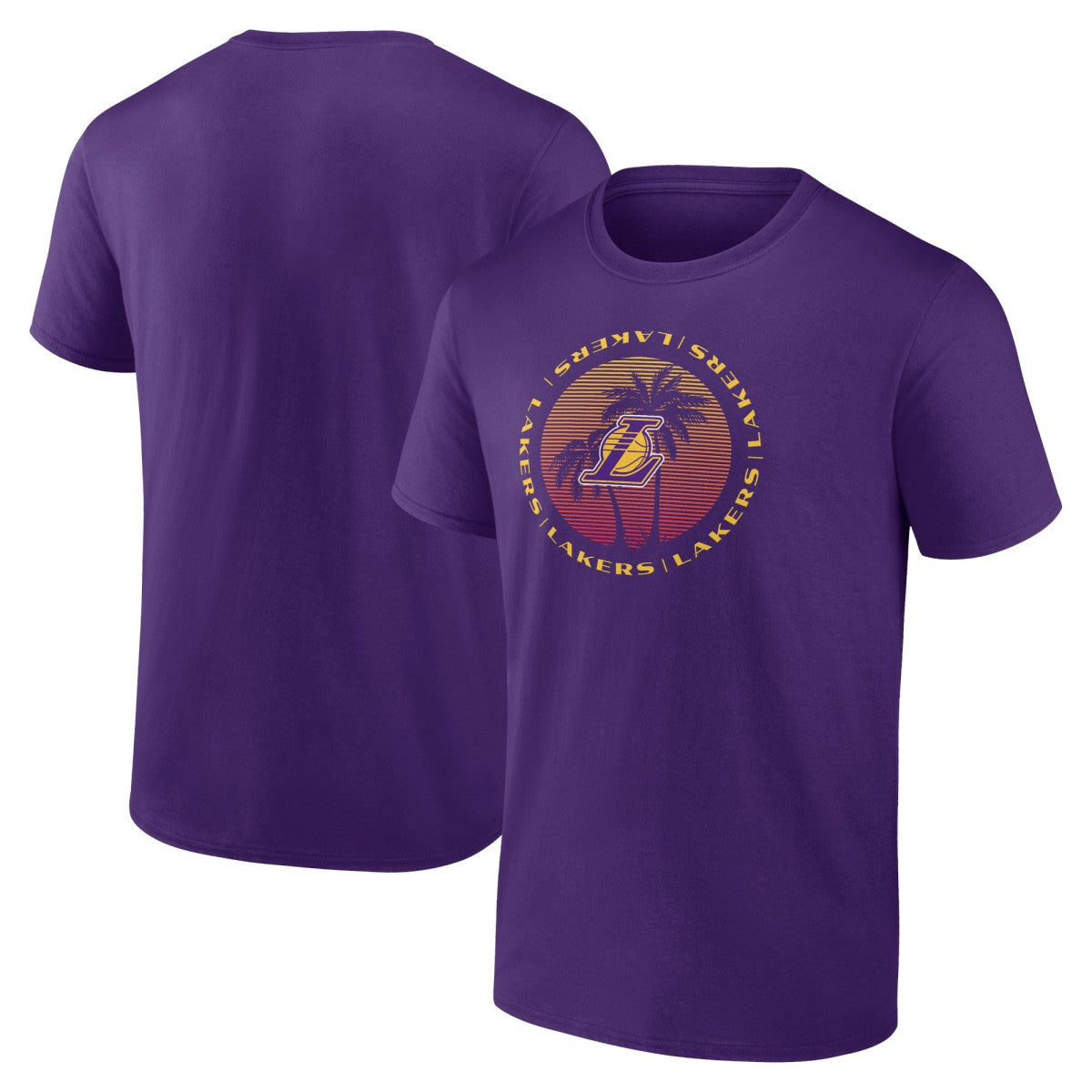 Purple Los Angeles Lakers Announcer T-Shirt | NBA