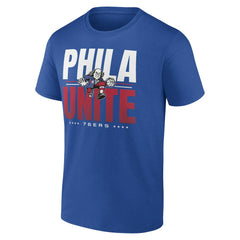 Royal Philadelphia 76ers Announcer T-Shirt | NBA