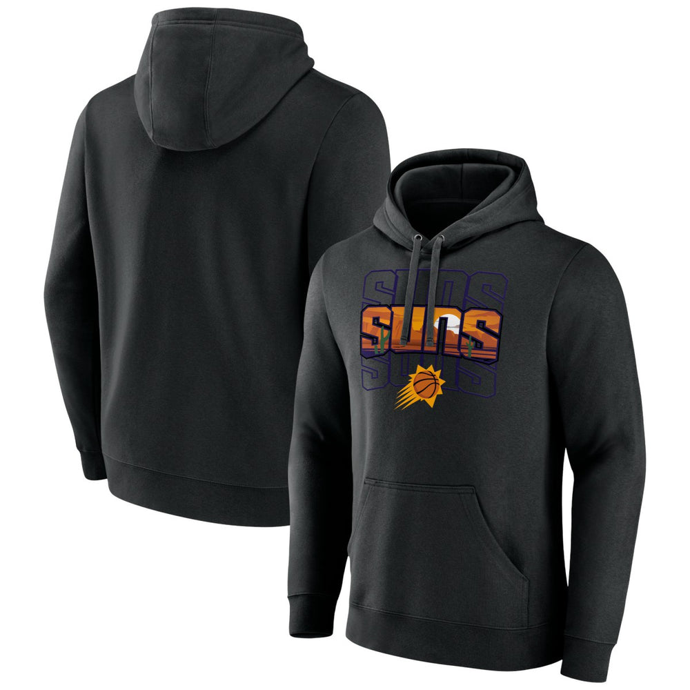 Black Phoenix Suns Announcer Pullover Hoodie | NBA