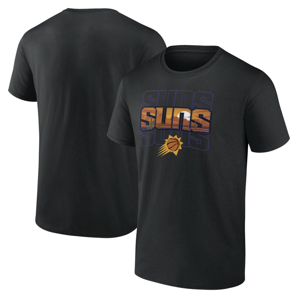Black Phoenix Suns Announcer T-Shirt | NBA