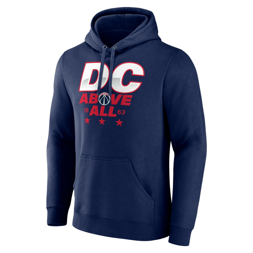 Navy Washington Wizards Announcer Pullover Hoodie | NBA