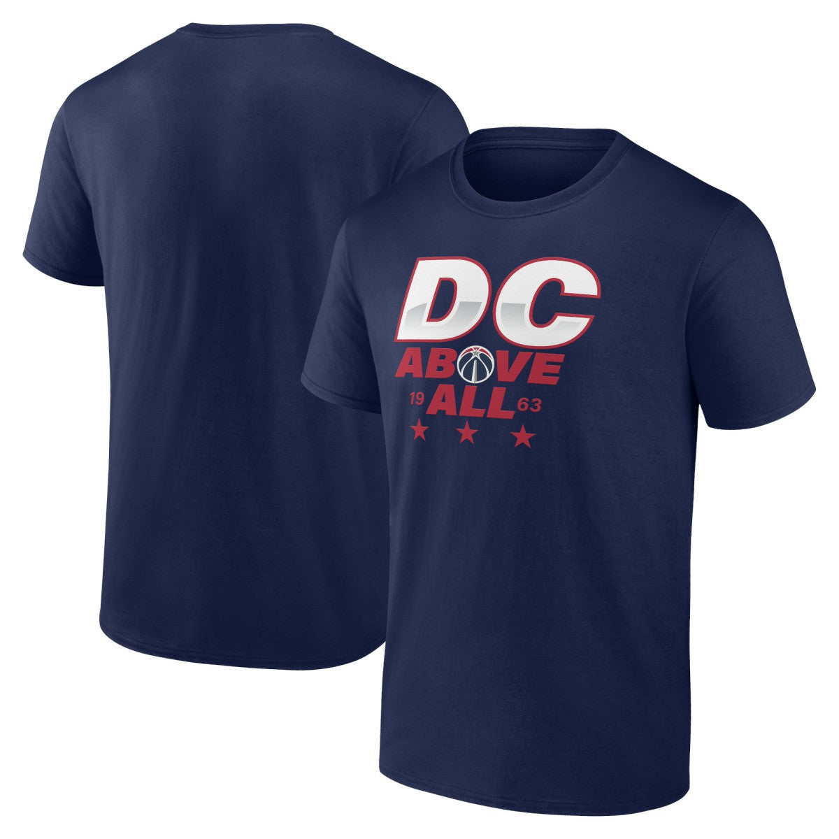 Navy Washington Wizards Announcer T-Shirt | NBA