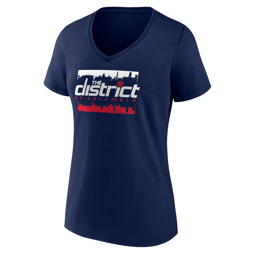 Navy Washington Wizards Women's Timeout V-Neck T-Shirt | NBA