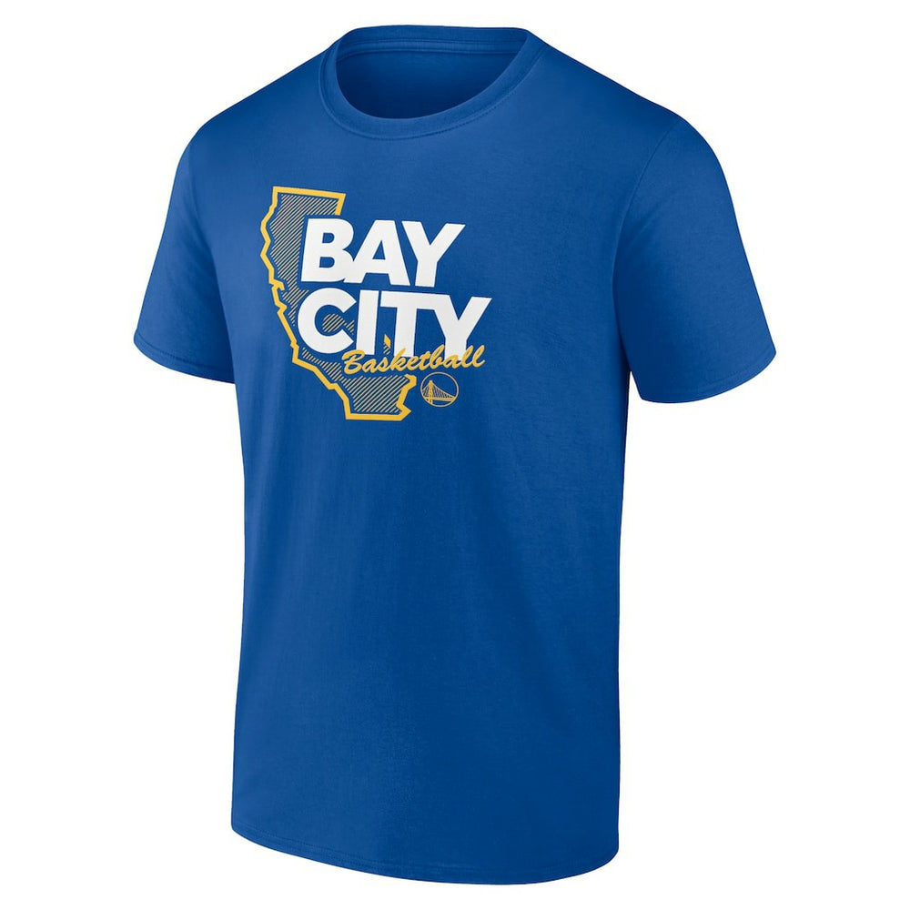 Royal Golden State Warriors Huddle T-Shirt | NBA