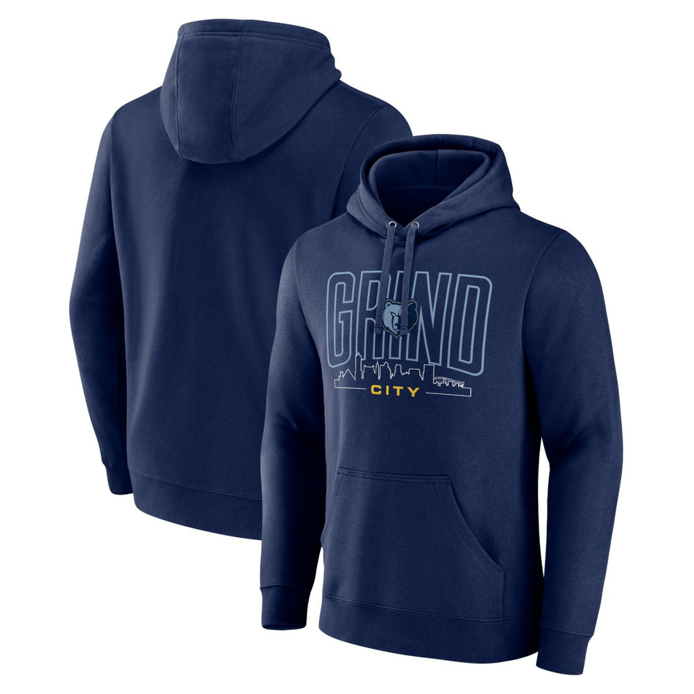 Navy Memphis Grizzlies Huddle Pullover Hoodie | NBA