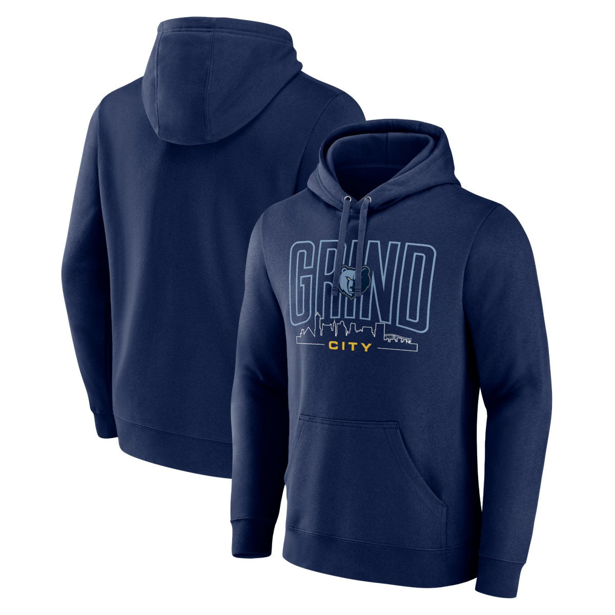 Navy Memphis Grizzlies Huddle Pullover Hoodie | NBA