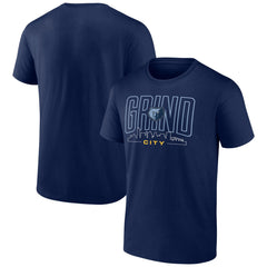 Navy Memphis Grizzlies Huddle T-Shirt | NBA