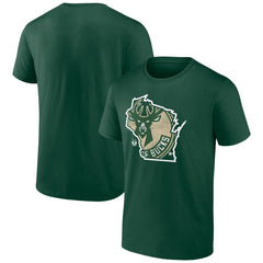 Hunter Green Milwaukee Bucks Huddle T-Shirt | NBA