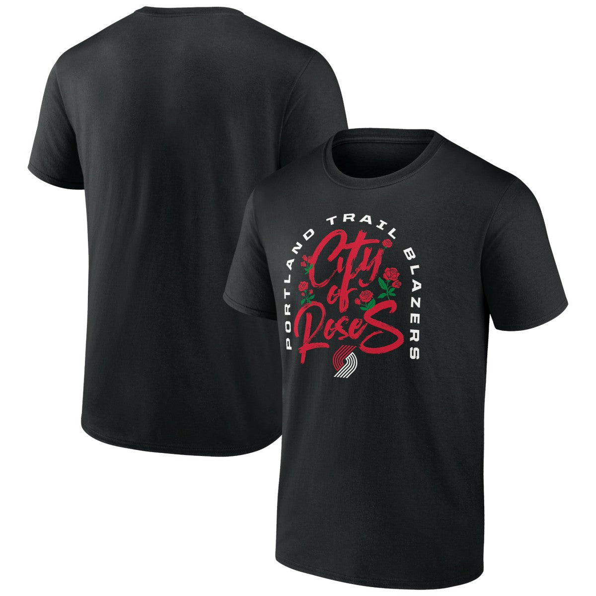 Black Portland Trail Blazers Huddle T-Shirt | NBA