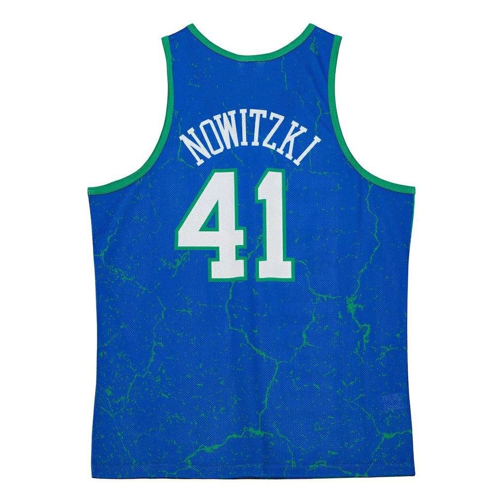 Blue Dirk Nowitzki Dallas Mavericks Hardwood Classics Player Burst Tank Top sale | NBA
