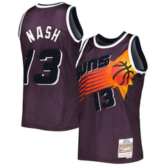 Purple Steve Nash Phoenix Suns 1996/97 Hardwood Classics Off-Court Swingman Jersey | NBA