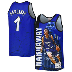 Blue Penny Hardaway Orlando Magic 1994-95 Hardwood Classics Player Burst Tank Top | NBA
