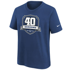Indianapolis Colts Youth 40th Anniversary T-Shirt | NFL Sale