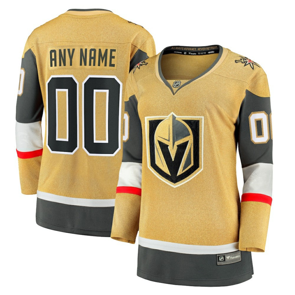 Vegas Golden Knights Fanatics Women's Home Breakaway Custom Jersey - -  NHL Jerseys